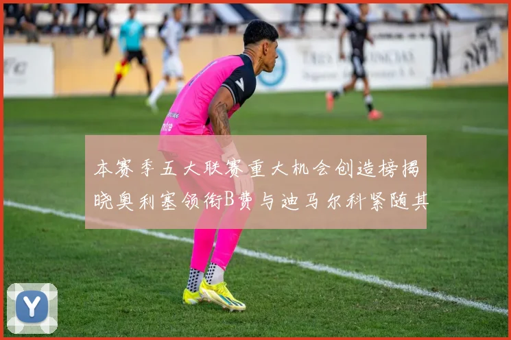 本赛季五大联赛重大机会创造榜揭晓奥利塞领衔B费与迪马尔科紧随其后