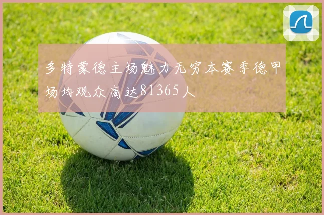 多特蒙德主场魅力无穷本赛季德甲场均观众高达81365人